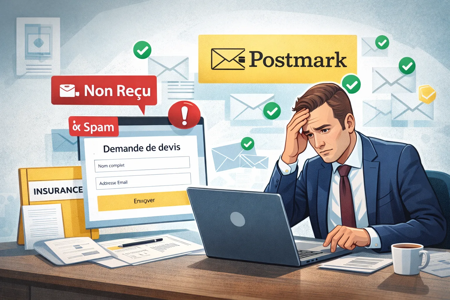 Amélioration de la délivrabilité des formulaires pour un courtier en assurances